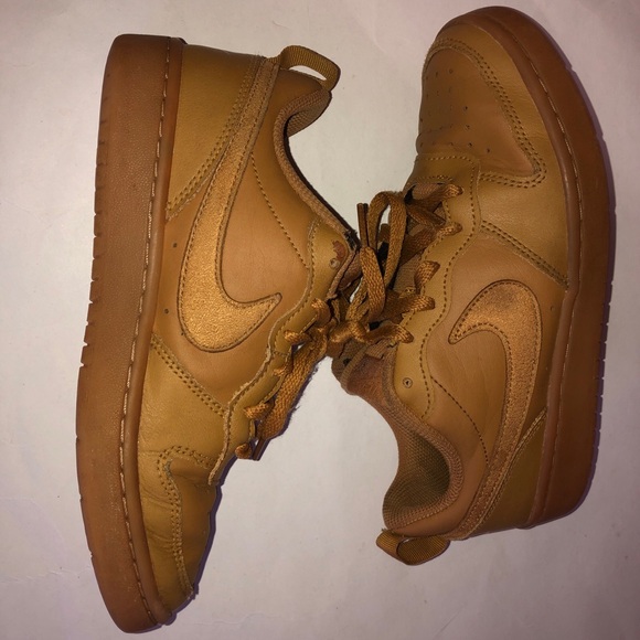 Nike Af1 Shoes Low Boys  Size4.5Y  All Light Brown Af1 Upc00193153721745 - Picture 4 of 12